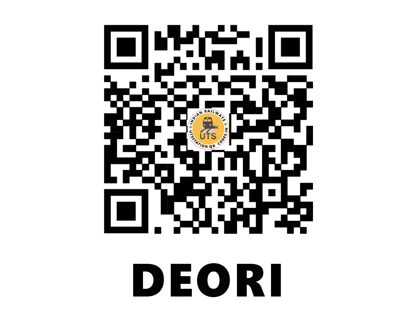UTS QR Code for DEORI - DOE (WC - MADHYA PRADESH)